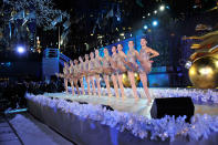 NEW YORK, NY - NOVEMBER 30: Atmosphere at the Rockefeller Center Christmas Tree Lighting Party at Rock Center Cafe on November 30, 2011 in New York City. (Photo by Gary Gershoff/Getty Images for NBC)