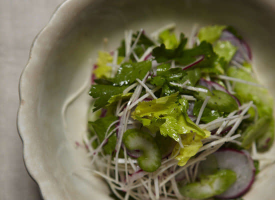 <strong>Get the <a href="http://www.huffingtonpost.com/2011/10/27/celery-and-celery-root-sa_n_1058278.html">Celery-and-Celery-Root Salad Recipe </a></strong>