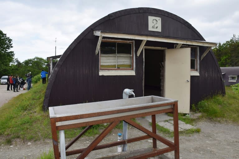 A building in a military exercise area in Shikabe, Hokkaido, where missing Yamato Tanooka was found by Japanese military personnel