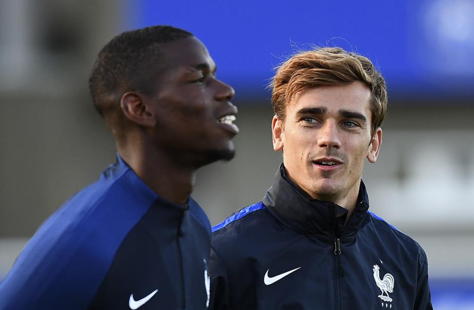 Pogba encense Griezmann