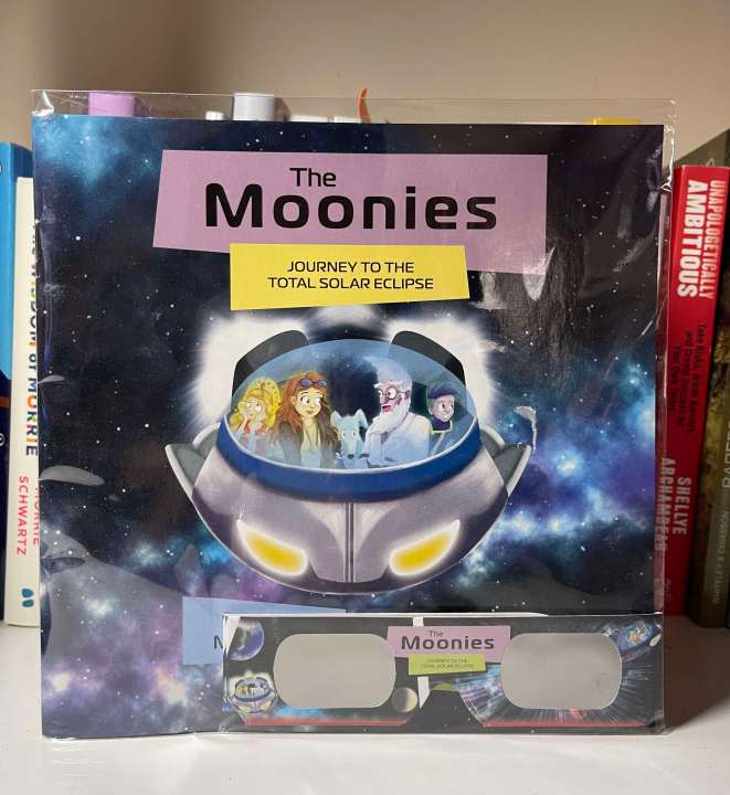 “The Moonies” is a new children’s book highlighting the 2024 total eclipse over Austin. (Credit: Meg Jerit)