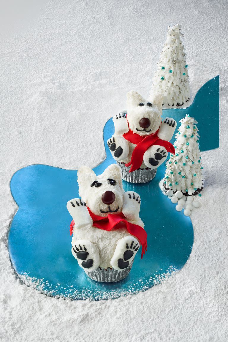 Polar Bear Cupcakes