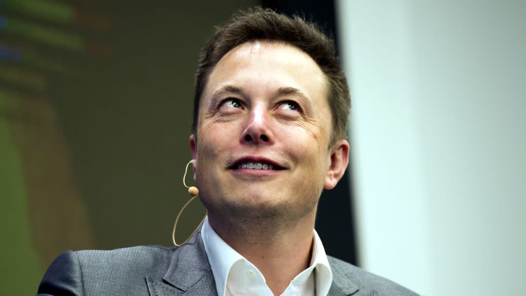 Elon Musk, Chairman of SolarCity and CEO of Tesla Motors, speaks at SolarCity's Inside Energy Summit in Manhattan, New York October 2, 2015. SolarCity on Friday said it had built a solar panel that is the most efficient in the industry at transforming sunlight into electricity.