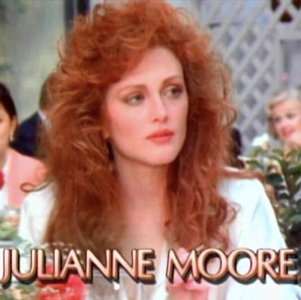 Julianne Moore in 'As the World Turns,' '80s