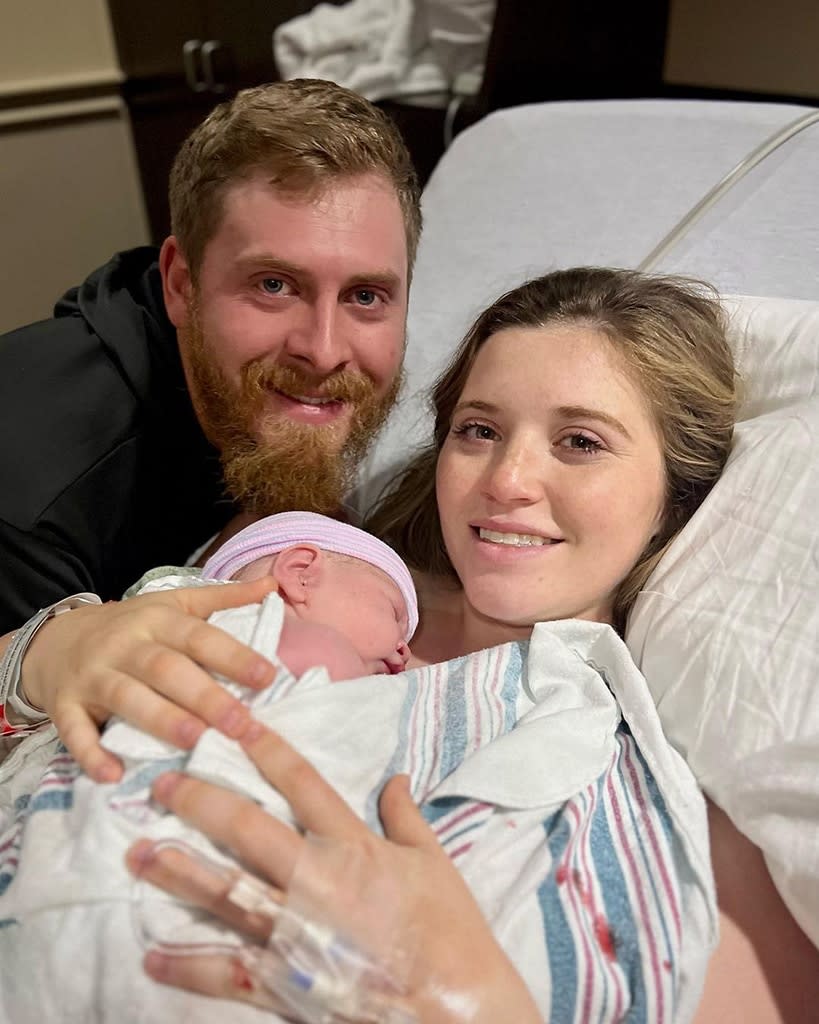 <p>The couple's third child, son <strong>Gunner James Forsyth</strong>, was born on May 17, 2023.</p>