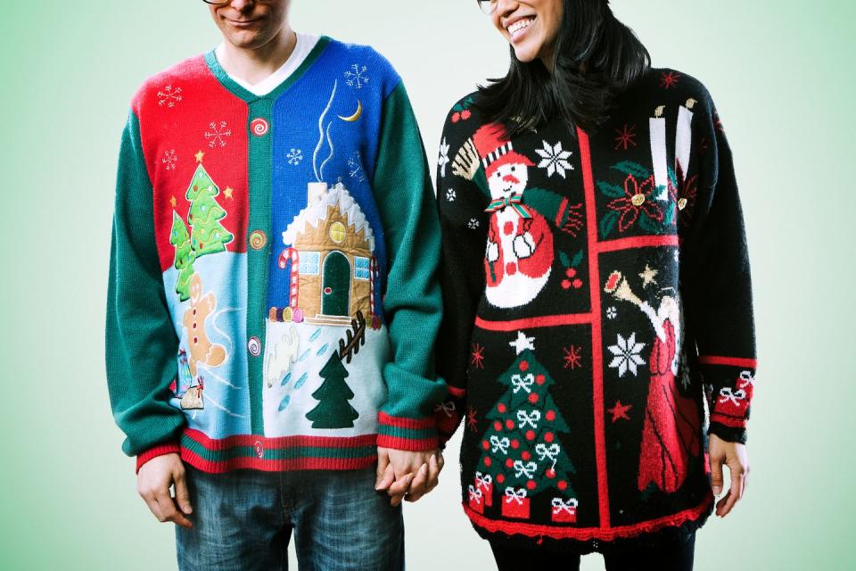 29) Ugly Christmas Sweater Contest