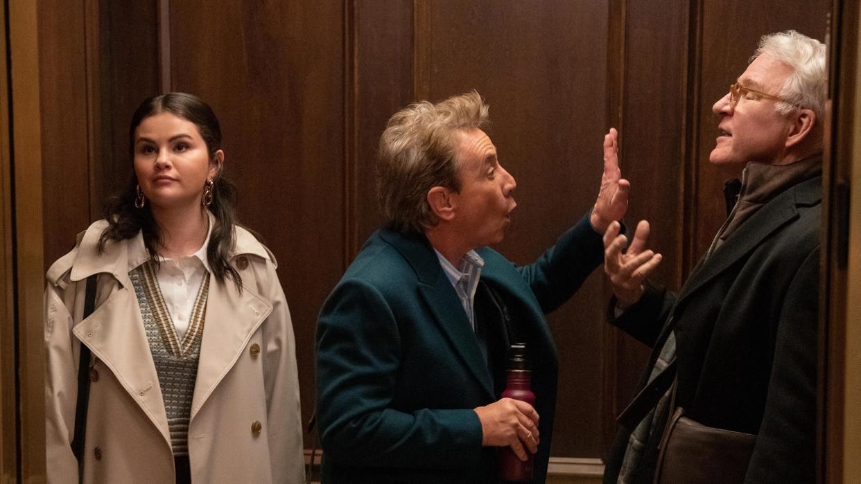  Selena Gomez, Martin Short and Steve Martin in Only Murders in the Building 