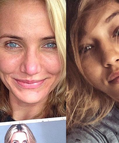 They woke up like this: Celebs’ best makeup-free selfies