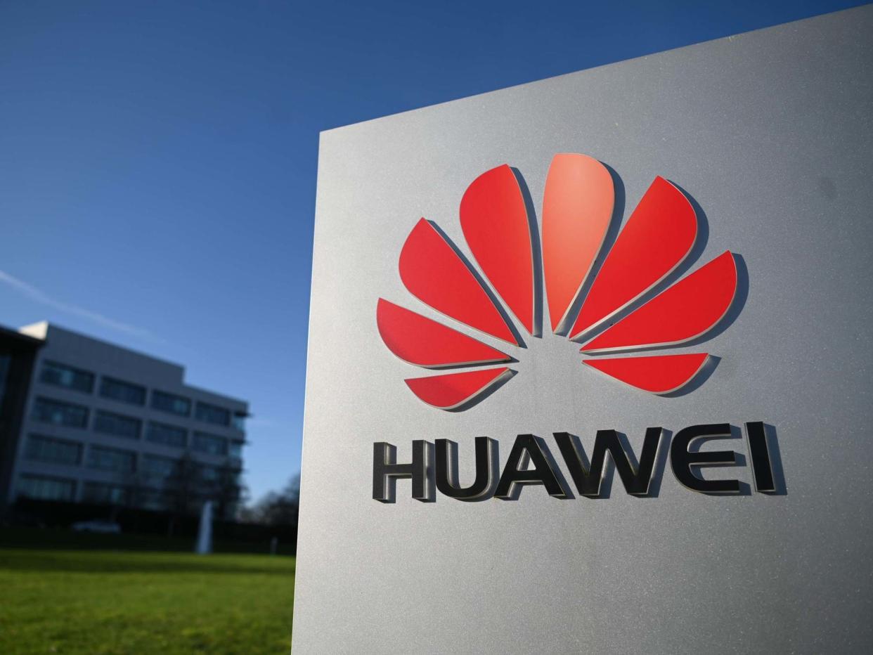 File image of Chinese company Huawei's main UK offices in Reading: AFP/Getty