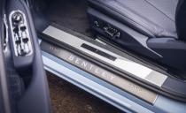 <p>Bentley is celebrating its 100-year anniversary this year, so the timeline denoting the company's life span from 1919 to today is emblazoned on the doorsills. </p>