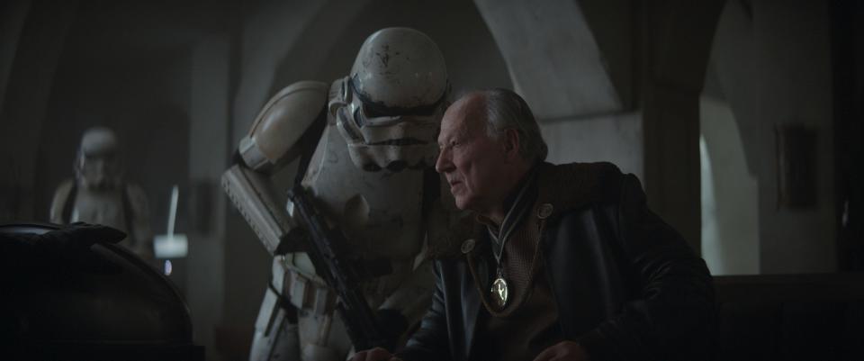 Werner Herzog as "The Client" in "The Mandalorian" Chapter 7