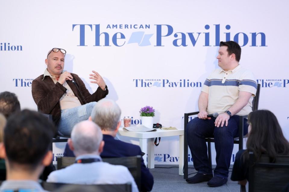 Billy Zane gives a talk at the Cannes Film Festival on May 15, 2024. Getty Images