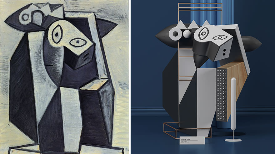 <p>En la misma entrevista, Aquil admite que para él es realmente difícil recrear el trabajo de Pablo Picasso. “Lo he venido estudiando desde que comencé mi carrera, su lenguaje visual abstracto me inspiró y encontré nuevas formas de interacción”. </p>