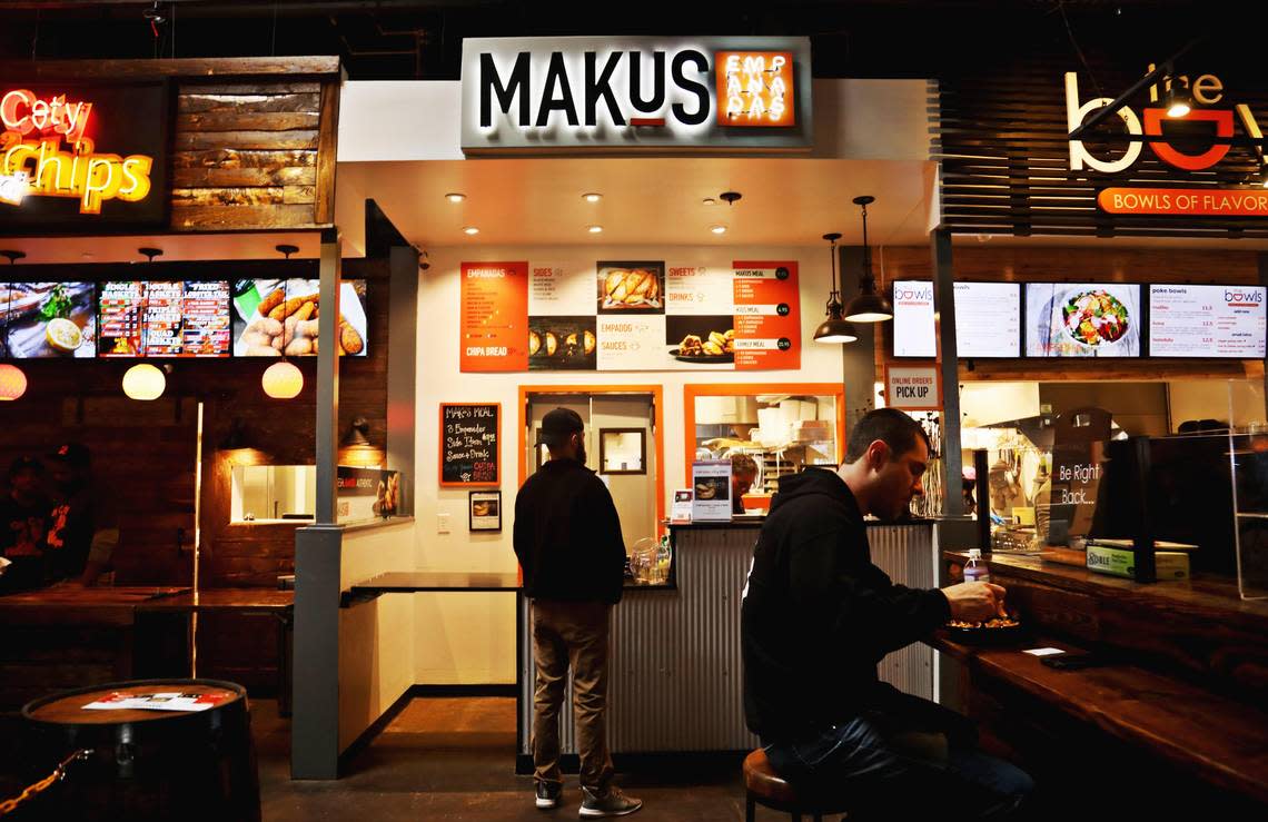 Makus Empanadas at Morgan Street Food Hall in downtown Raleigh.