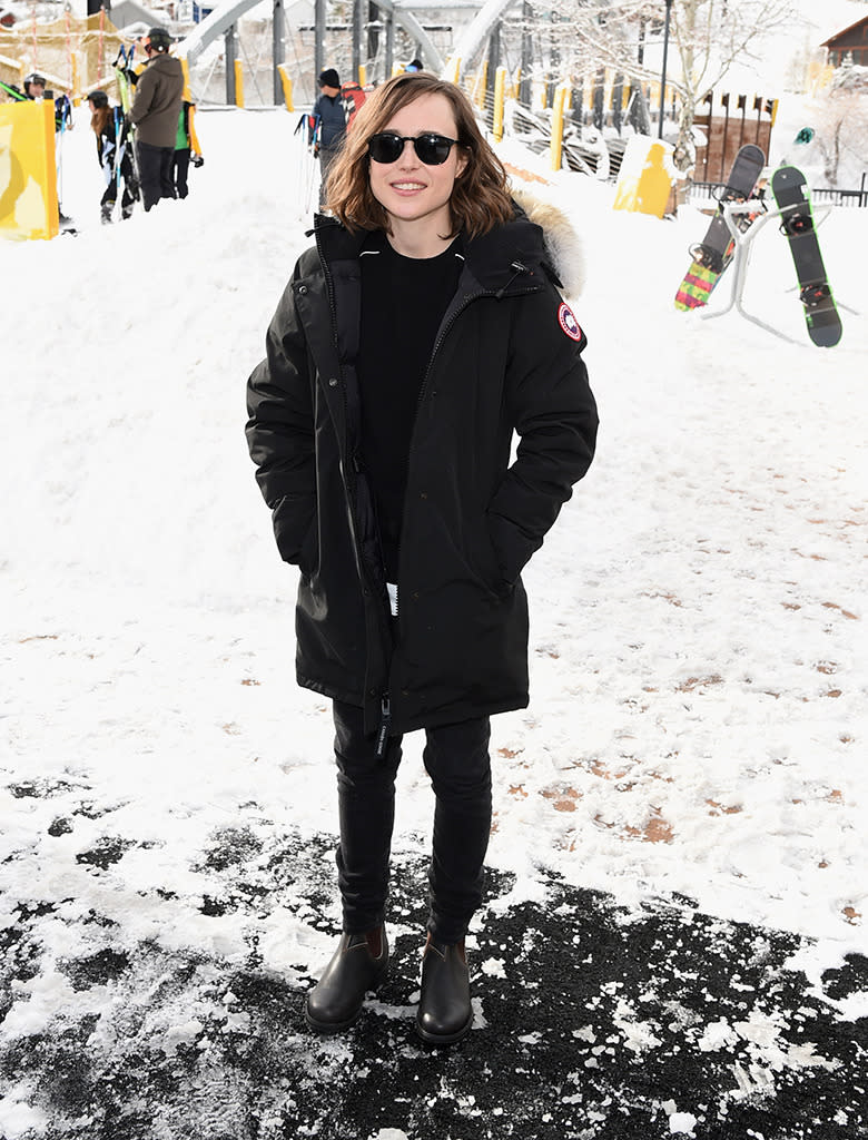 Ellen Page in Park City (Photo: Jason Merritt/Getty Images)