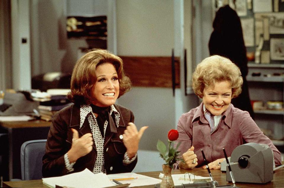 Betty White and Mary Tyler Moore