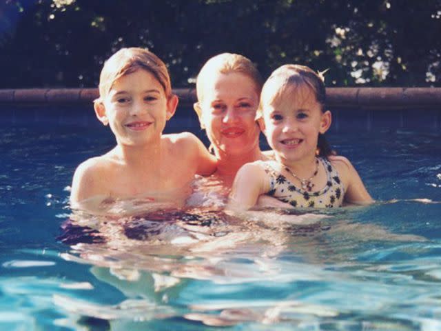 <p>Melanie Griffith Instagram</p> Melanie Griffith with her kids