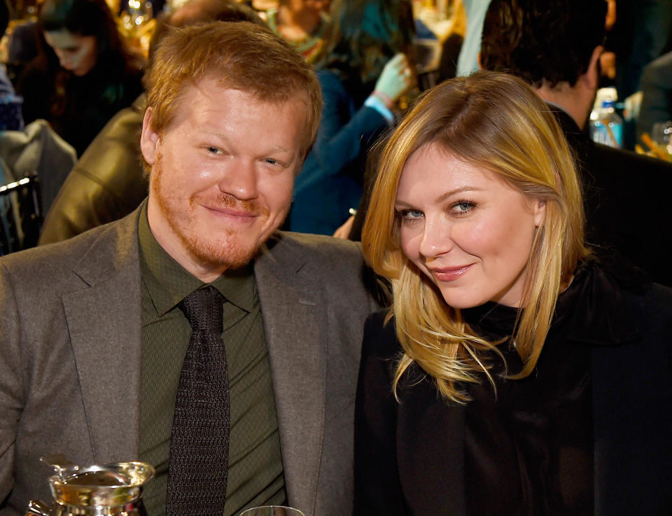 Kirsten Dunst and Jesse Plemons attend the 2017 Film Independent Spirit Awards. (Photo: Getty Images)