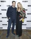 <p>Jason Biggs and Jenny Mollen arrive at <em>The Subject</em> N.Y.C. premiere at Cinepolis Chelsea on Oct. 19.</p>