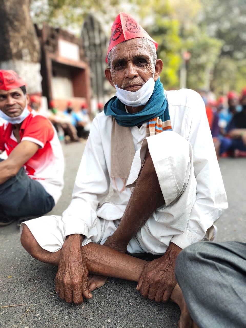 Farmers from 21 districts of Maharashtra made their way to Mumbai on Monday to protest against the Centre’s three new contentious agricultural laws.