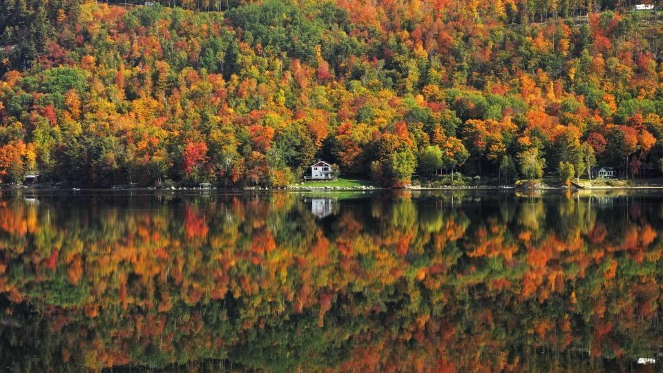 Indian Summer at Crystal Lake, Barton, Vermont