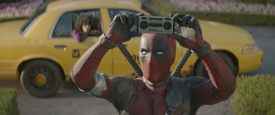 Ryan Reynolds' masked mercenary breaks out the "Say Anything" reference in "Deadpool 2."