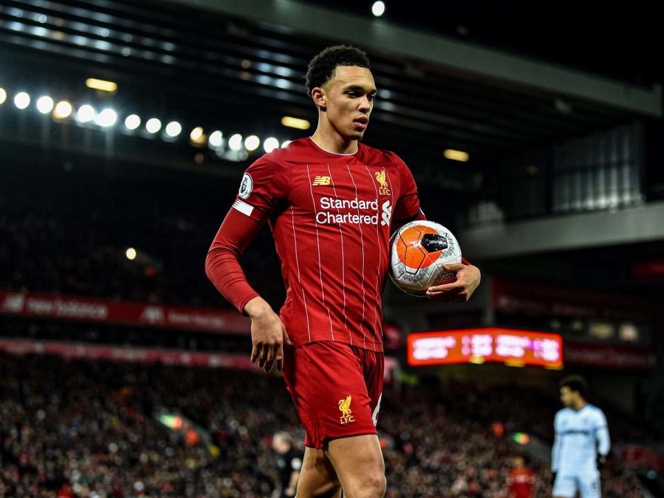 Trent Alexander-Arnold is having the biggest influence on games across the Premier League: Getty