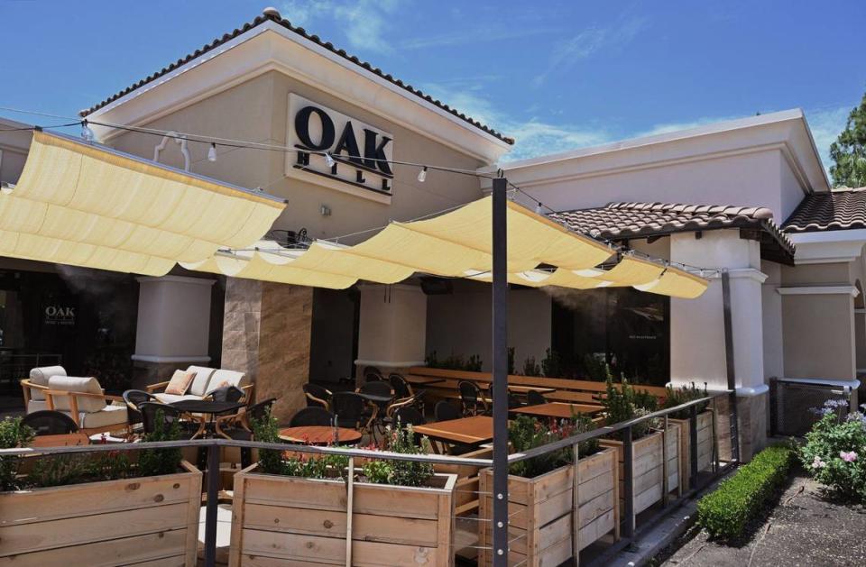 Jovanie “Jo” Gutierrez and Raul Gutierrez Jr. have opened Oak Hill Wine + Bistro in the former Vino Grille & Spirits location. Its patio is completely shaded starting in the late afternoon.