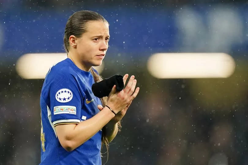 Fran Kirby after a Chelsea game
