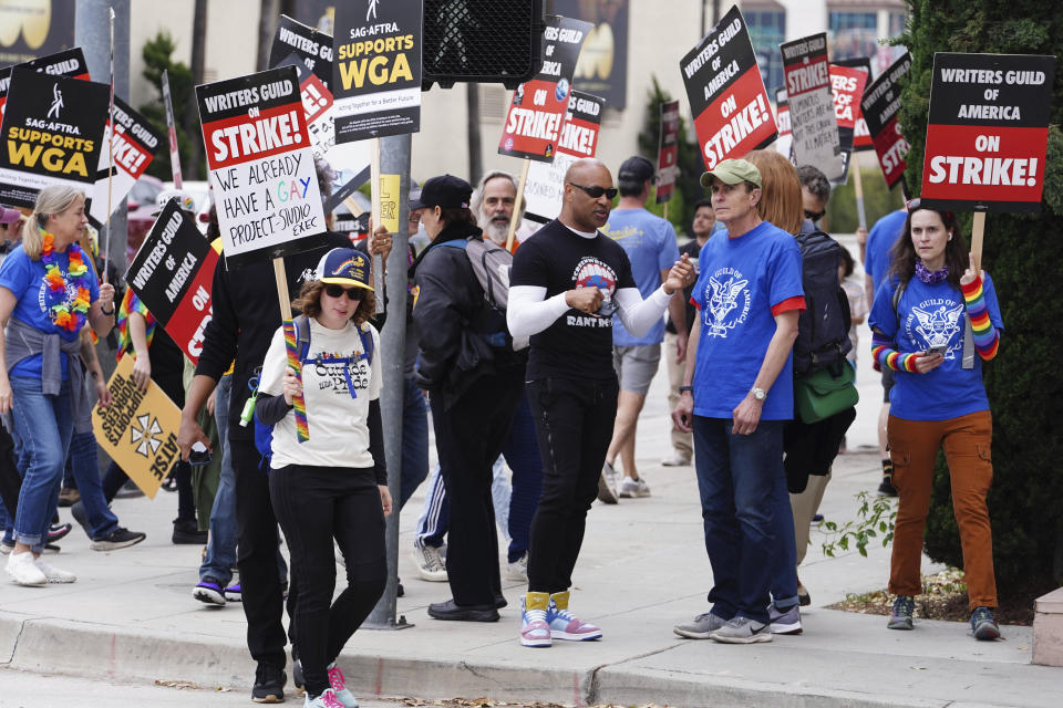 Hollywood's writers have been on strike since May. (Photo: AP)