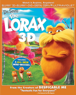 Dr. Seuss' The Lorax Blu-ray Box Art