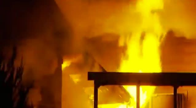 A 12-year-old boy has tragically died in an Adelaide house fire. Photo: 7 News