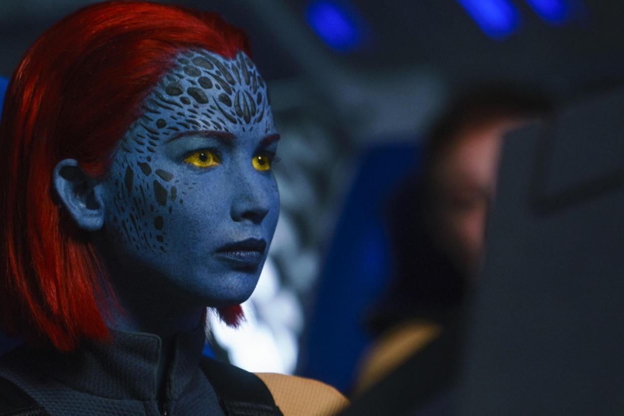 Jennifer Lawrence returned as Mystique in Dark Phoenix. (20th Century Fox)