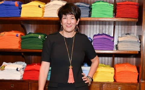 Ghislaine Maxwell attends Polo Ralph Lauren host Victories of Athlete Ally at Polo Ralph Lauren Store on November 3, 2015 - Credit: Patrick Mcmullan
