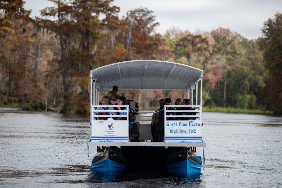 Wakulla Springs State Park added a fleet of four boats to the park for tours, including a hybrid boat called the “Great Blue Heron,” on Friday Nov. 17, 2023.