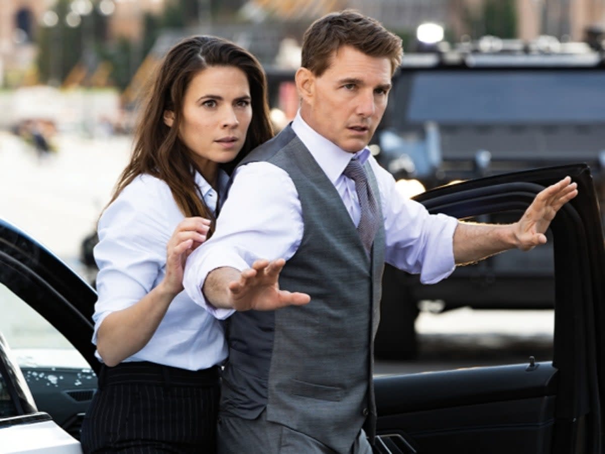 Hayley Atwell and Tom Cruise in ‘Mission: Impossible – Dead Reckoning Part One’ (Paramount Pictures)