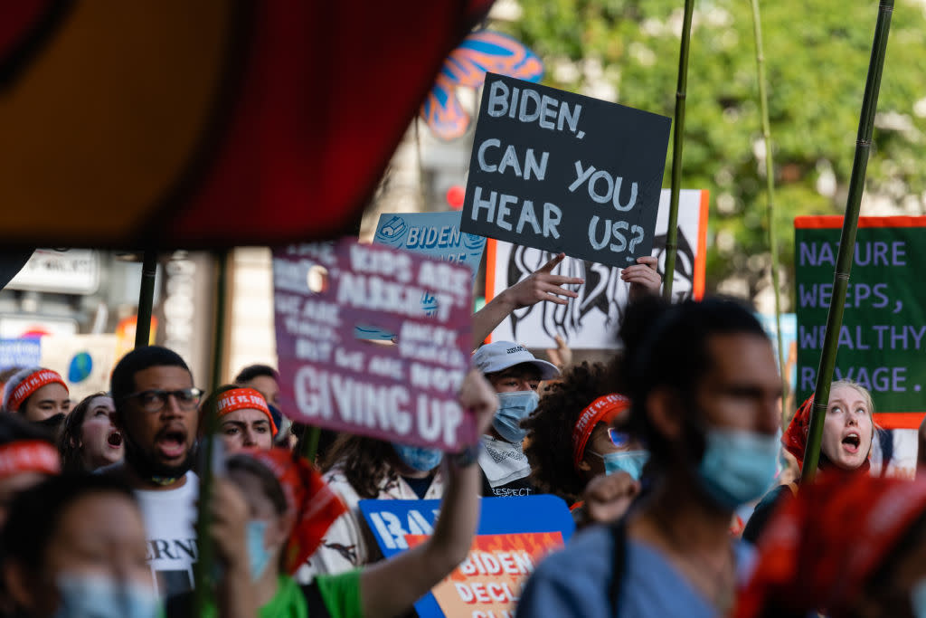 Climate Activists March To U.S. Capitol