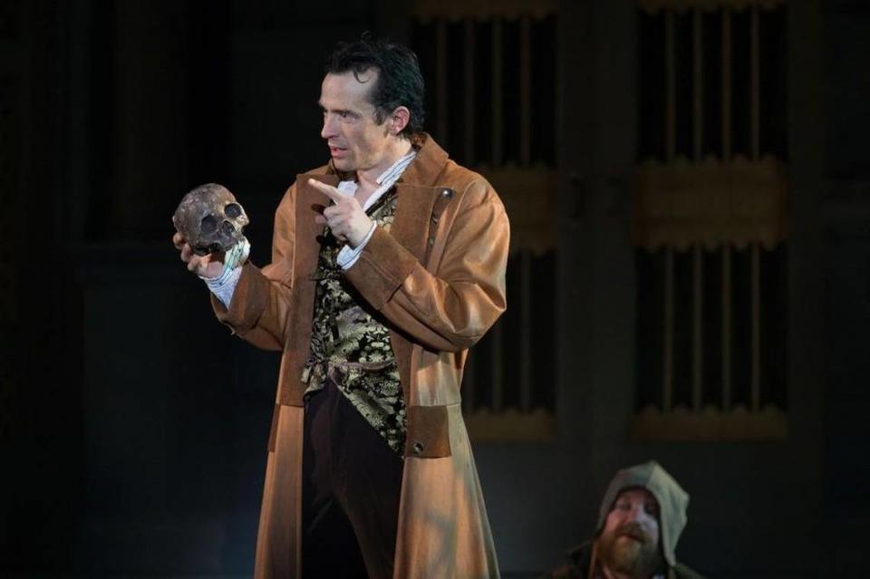 Nathan Darrow starred in “Hamlet” at the 2107 Heart of America Shakespeare Festival.
