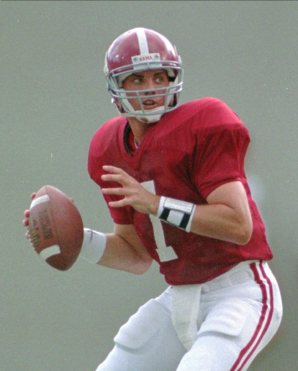 Alabama quarterback Jay Barker during a 1994 game against Ole Miss.