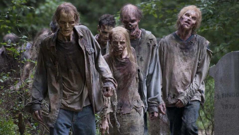 Walkers in 'The Walking Dead'.