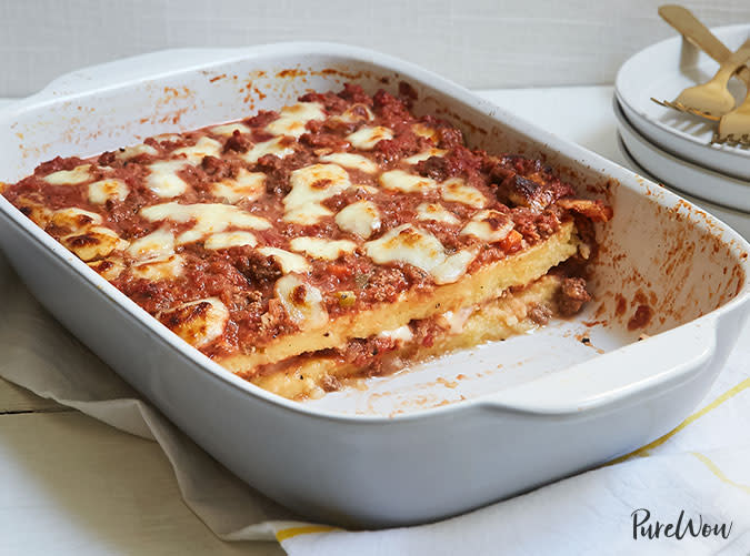 Polenta Ragu Casserole