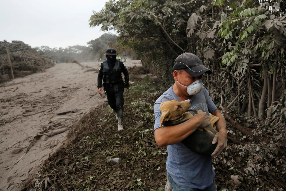 Las imágenes que deja la erupción del volcán de Fuego en Guatemala