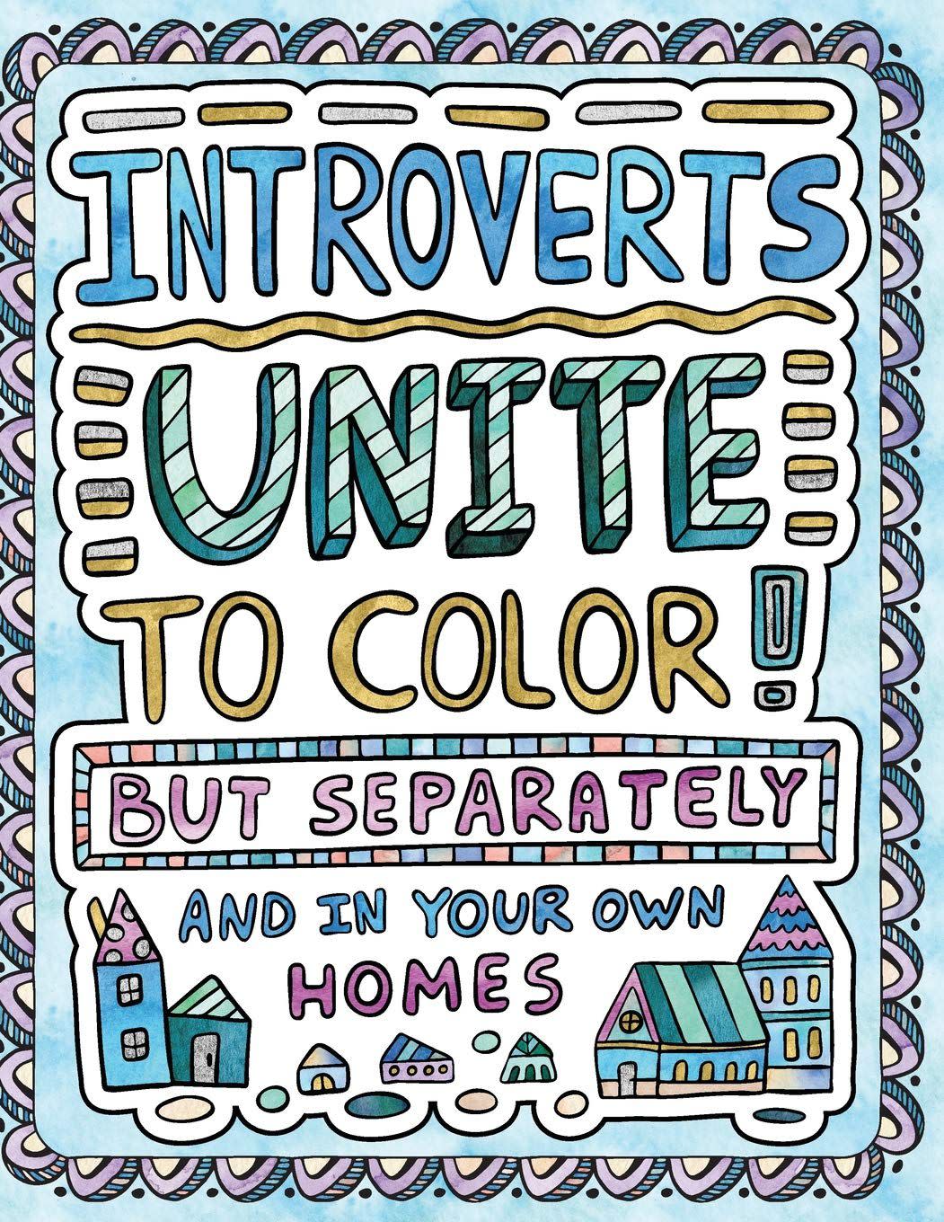 Introvert Coloring Book