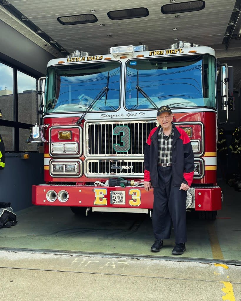 Dranfield’s fellow firefighters became his family, especially after his wife of 54 years died in 1992. Singacfirecompany3/Instagram