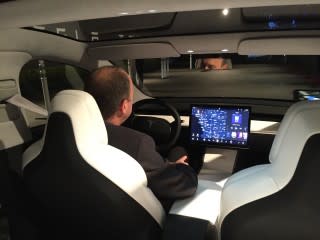 Tesla Model 3 design prototype - piloted by VP Doug Field