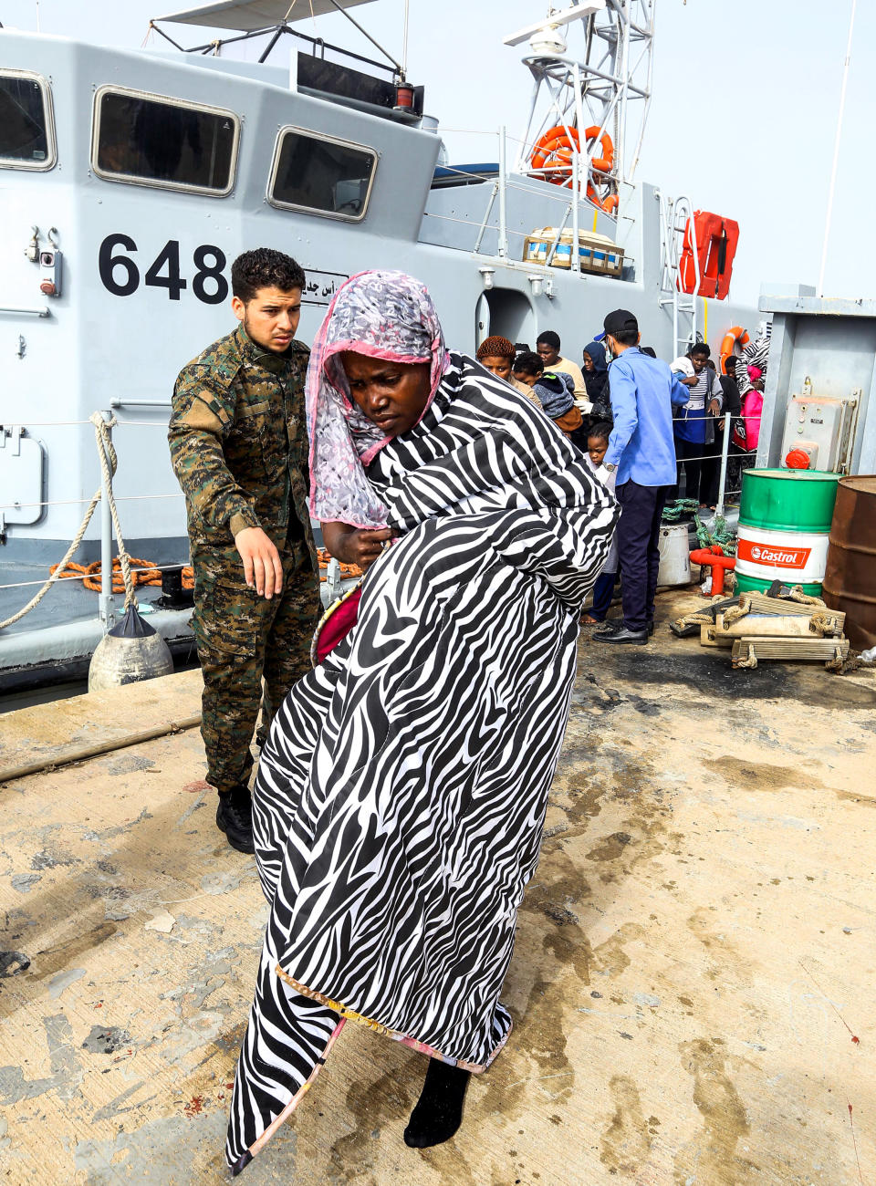 Hundreds of migrants rescued off Libyan coast