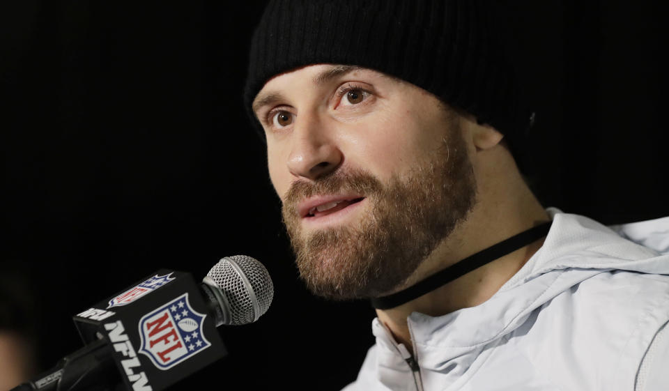 Chris Long said he used marijuana during his NFL career, and thinks it's time for the league to let players use it without penalty. (AP)