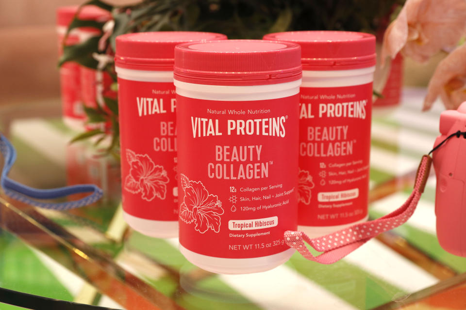 Vital Proteins' Beauty Collagen is one of many products the brand sells that makes beauty claims. (Photo: JP Yim via Getty Images)