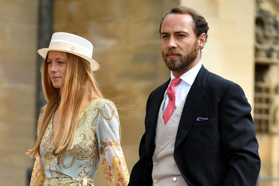 James and wife Thevenet got married in Provence in 2021 (Tim Rooke/Shutterstock)