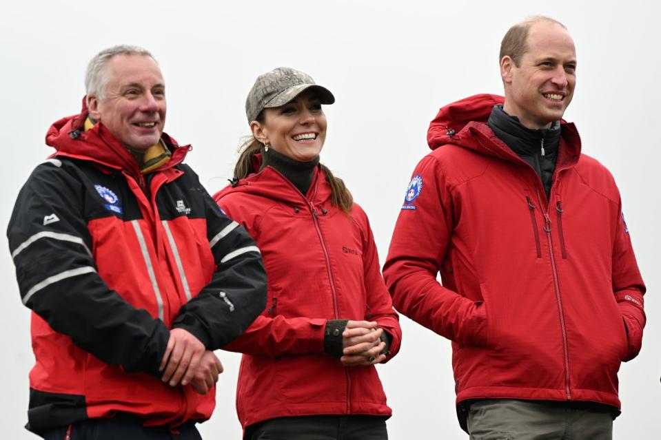 the prince and princess of wales visit wales day one